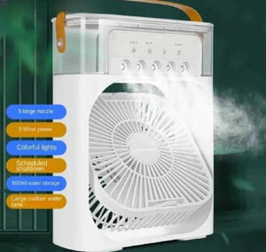 Air Conditioner 10" - 1 Pc Portable Fan with 3 Fan Speeds and 60° Adjustment