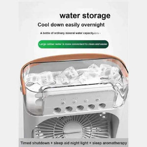Air Conditioner 10" - 1 Pc Portable Fan with 3 Fan Speeds and 60° Adjustment