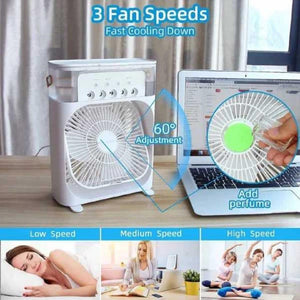 Air Conditioner 10" - 1 Pc Portable Fan with 3 Fan Speeds and 60° Adjustment