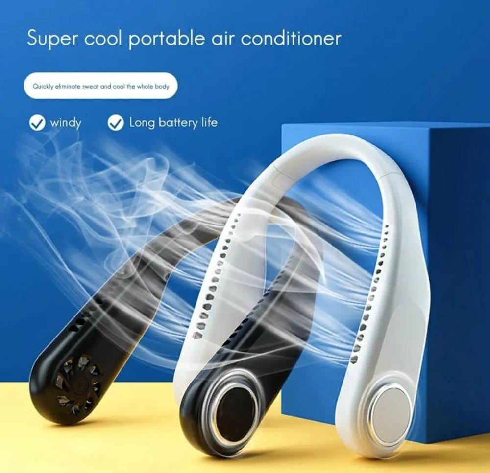 Neck Fan usb outdoor portable three-gear