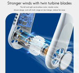Neck Fan usb outdoor portable three-gear